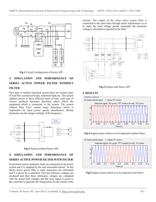 Improvement of power quality using series active power filter | PDF