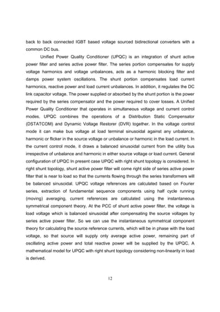 Power quality improvement using upqc with soft computing method: Fuzzy ...