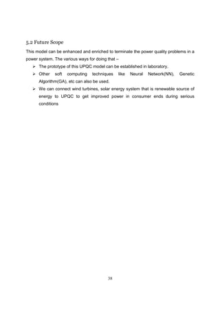 Power quality improvement using upqc with soft computing method: Fuzzy ...