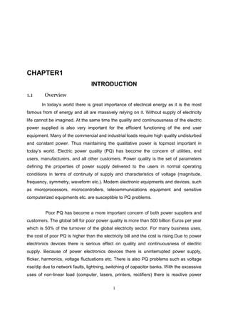 Power quality improvement using upqc with soft computing method: Fuzzy ...