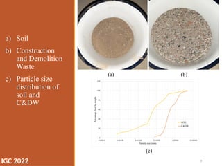 Improvement of soil using construction and demolition waste for ...