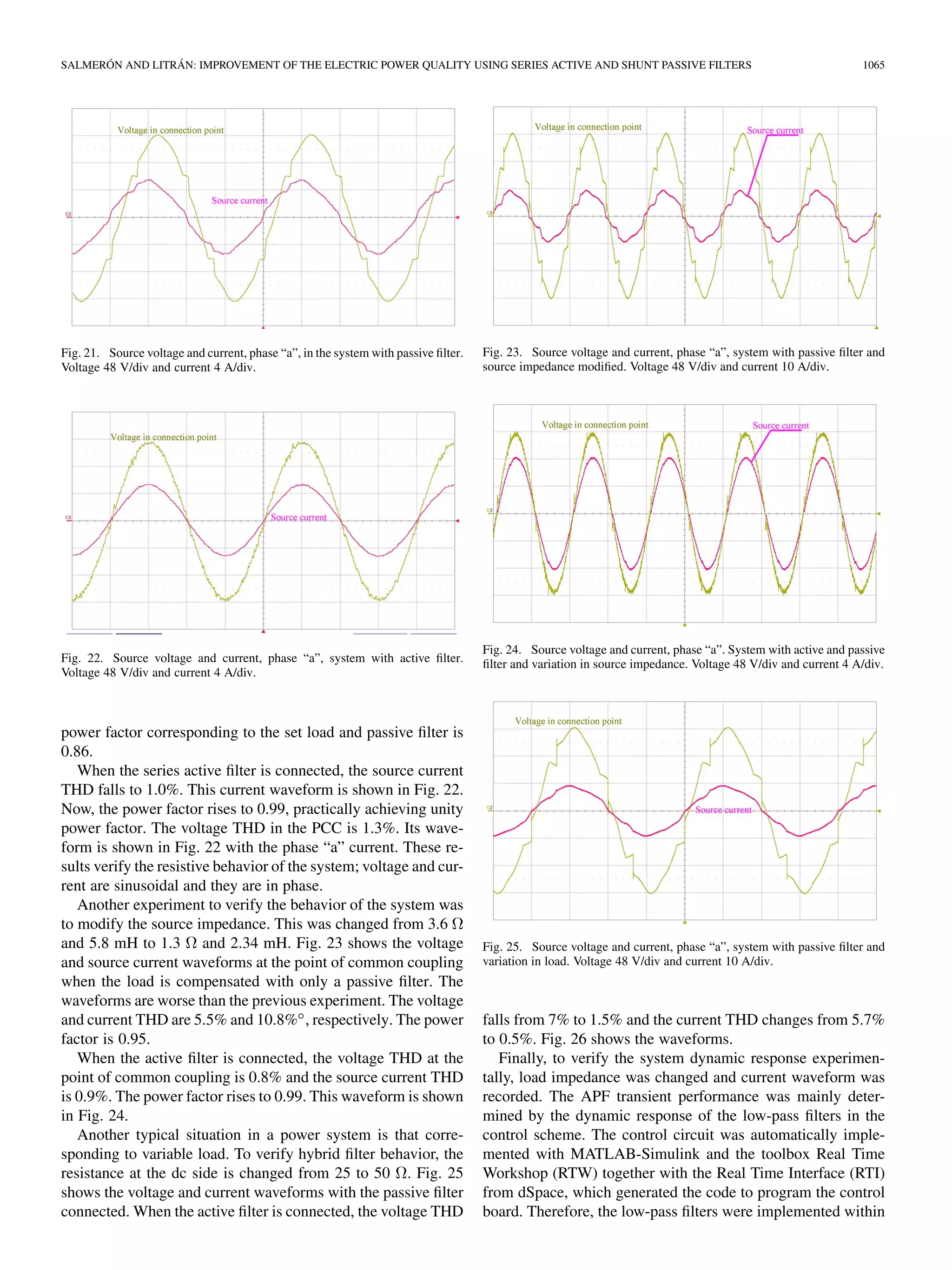 Improvement of the electric power quality using | PDF