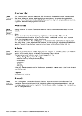 Improv encylopeida must read | PDF