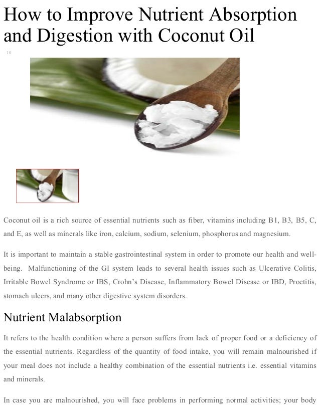 how nutrients absorb from all to food and absorption coconut nutrient oil Improve digestion with how nutrients absorb from all to food and absorption coconut nutrient oil Improve digestion with