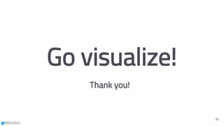 @bkolics
Go visualize!
20
Thank you!
 