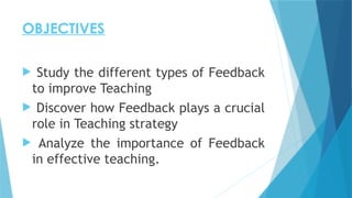 IMPROVE TEACHING BASED ON FEEDBACK . ATE IREN.pptx
