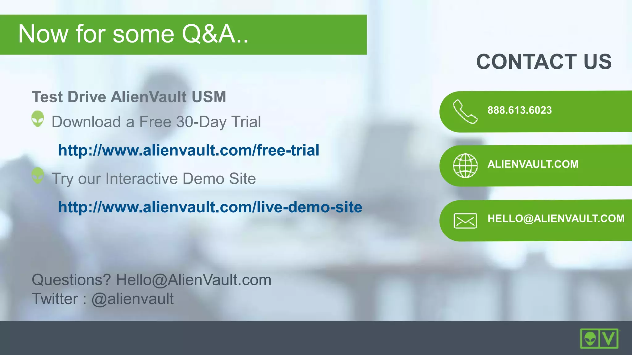 Improve Threat Detection with OSSEC and AlienVault USM | PPTX