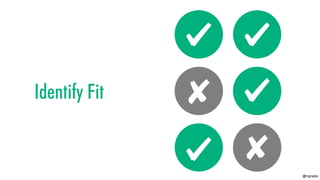 @mgrejda
Identify Fit
 