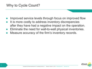 Improve your Inventory Accuracy with a Cycle Count Program | PDF