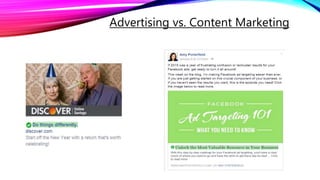 Advertising vs. Content Marketing
 