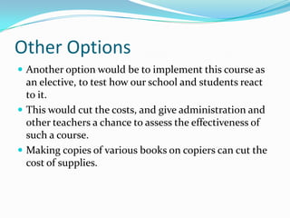 Improving Curricular Diversity