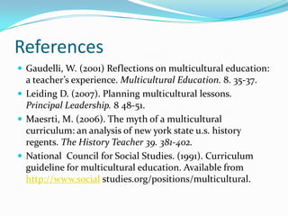 Improving Curricular Diversity