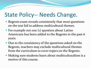 Improving Curricular Diversity