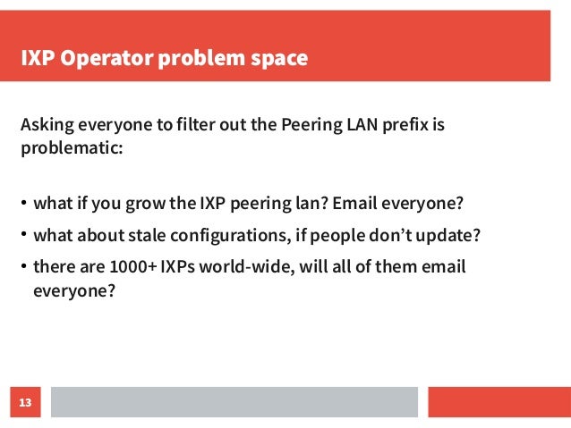 Improving the peering business case with RPKI Slide 13