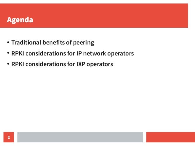 Improving the peering business case with RPKI Slide 2