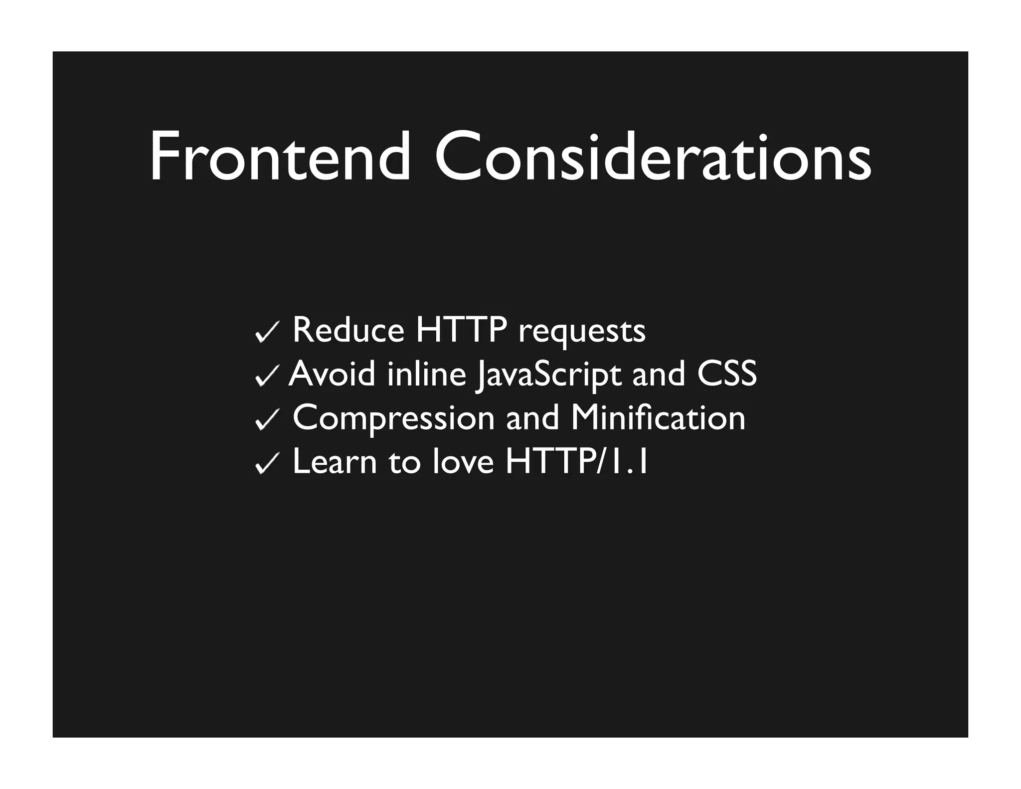 Improving The Performance of Your Web App