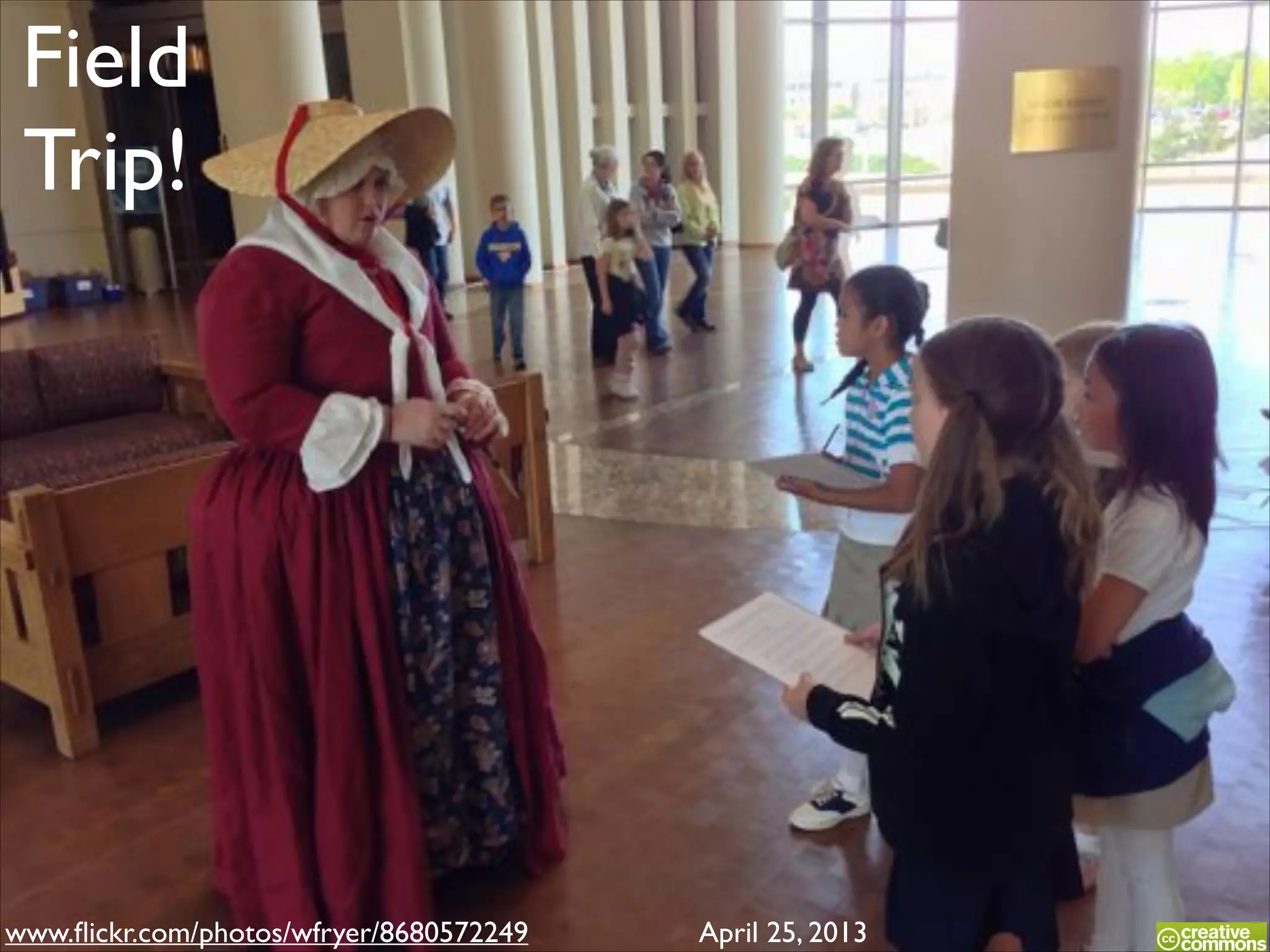 Field!
Trip!

www.ﬂickr.com/photos/wfryer/8680572249

April 25, 2013

 