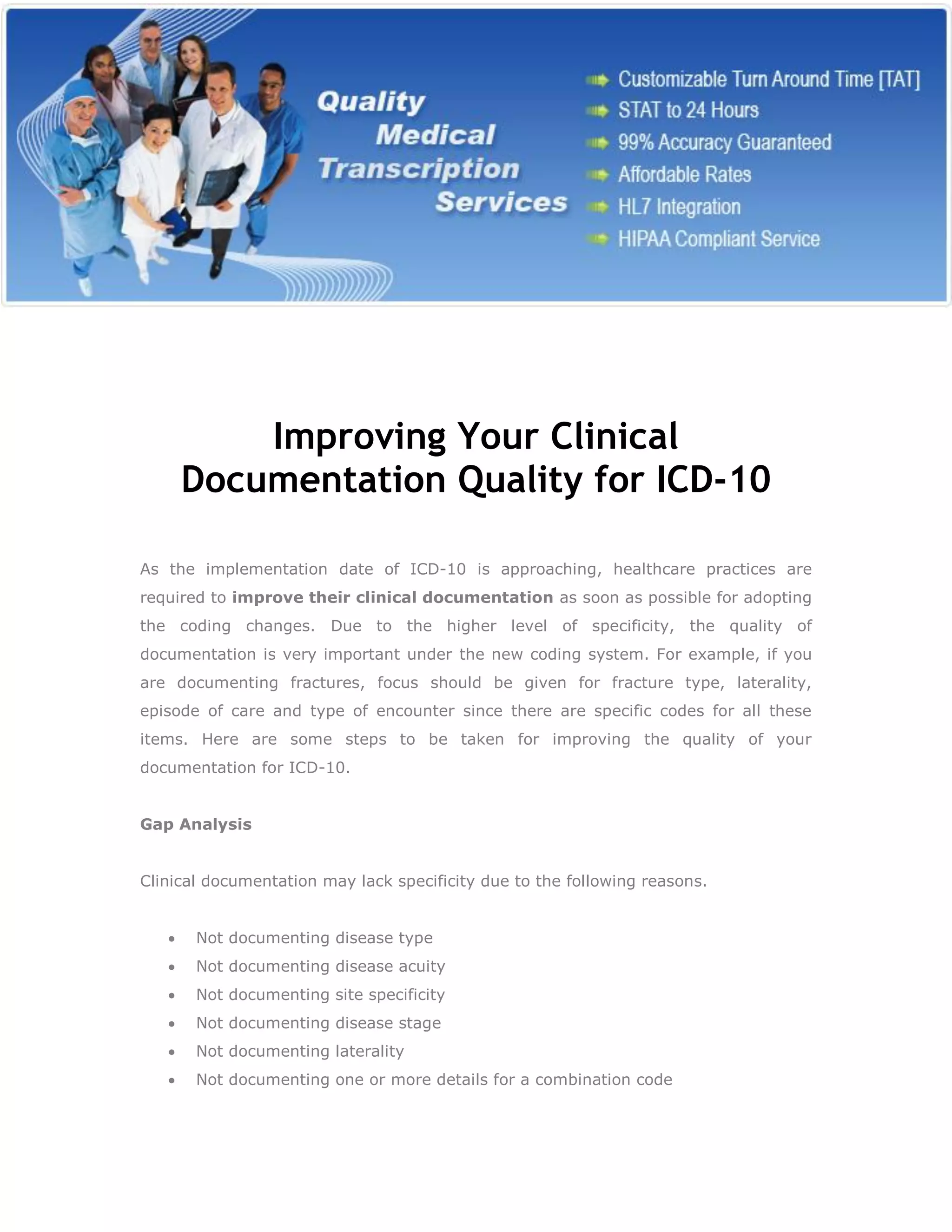 Improving Your Clinical Documentation Quality for ICD10 PDF(02)