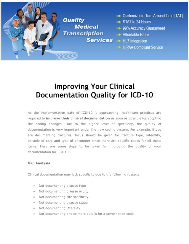 Improving Your Clinical Documentation Quality for ICD10 PDF(01)