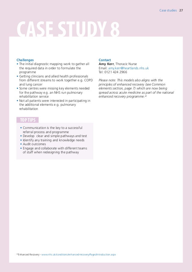 Exercise referral case study picture