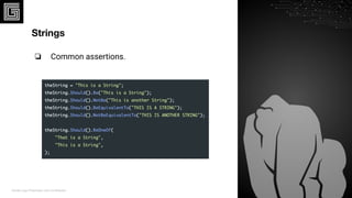 Improving Automated Tests with Fluent Assertions | PDF