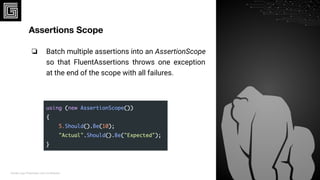 Improving Automated Tests with Fluent Assertions | PDF