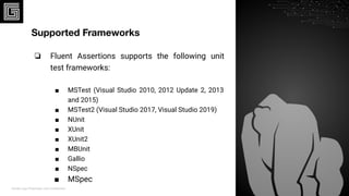 Improving Automated Tests with Fluent Assertions | PDF