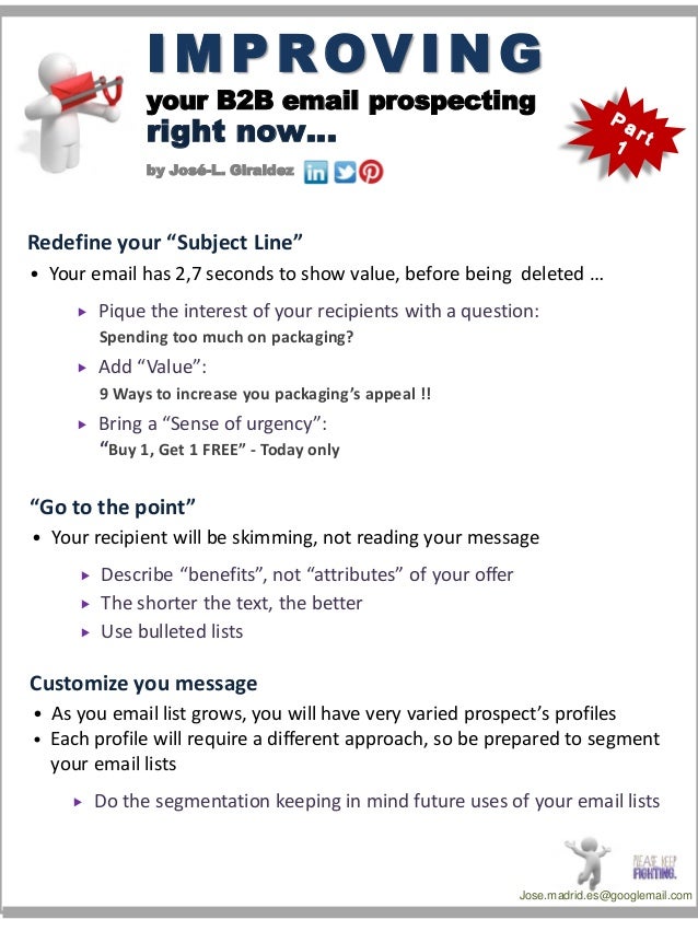 b2b improving prospecting slideshare upcoming