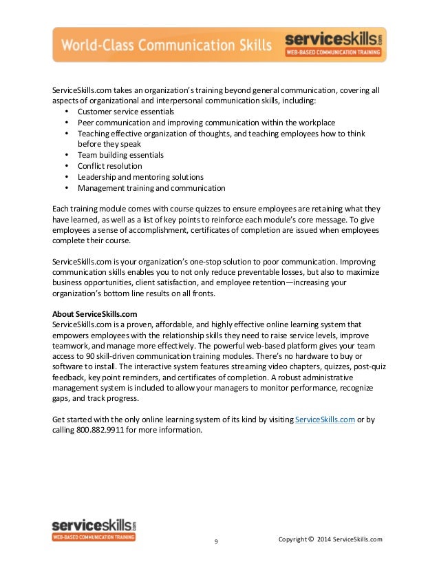 list of customer service skills