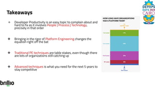 Improving Developer Experience using Advanced Platform Engineering ...