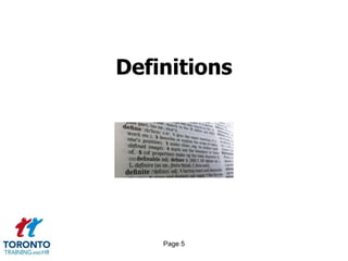 Page 5
Definitions
 