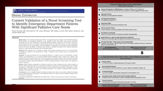 Improving End-of-Life Care in the Emergency Department | PDF