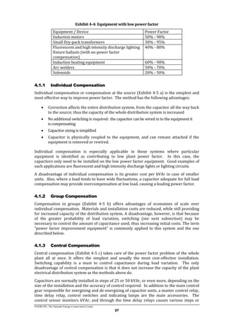 Improving energy efficiency in electrical system | PDF