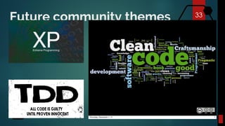 Future community themes 33
 