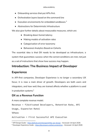 Improving First-Time Developer Experience (DX) | PDF