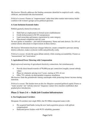 Program for Improving Indian Economy Program and Reducing Poverty | PDF