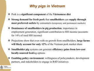 Improving livestock value chains: The example of Vietnam (pigs)
