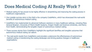 Improving Medical Coding Effeciency With AI.pdf | Healthcare Industry ...