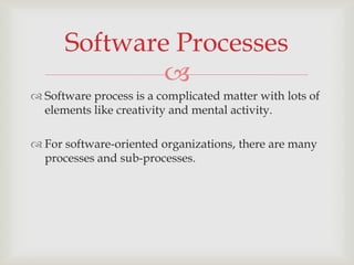 Improving of software processes | PPT