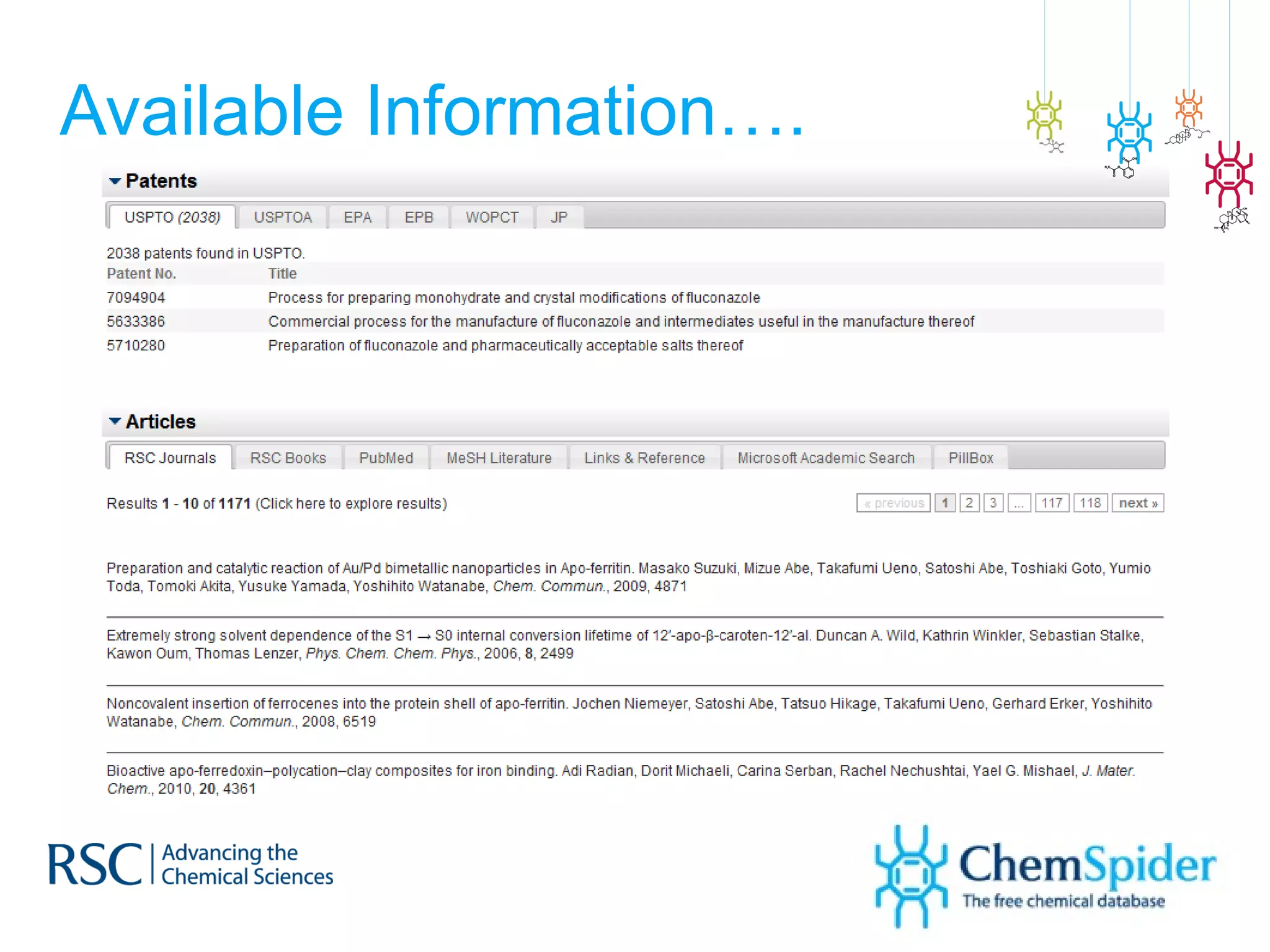 Available Information…. 