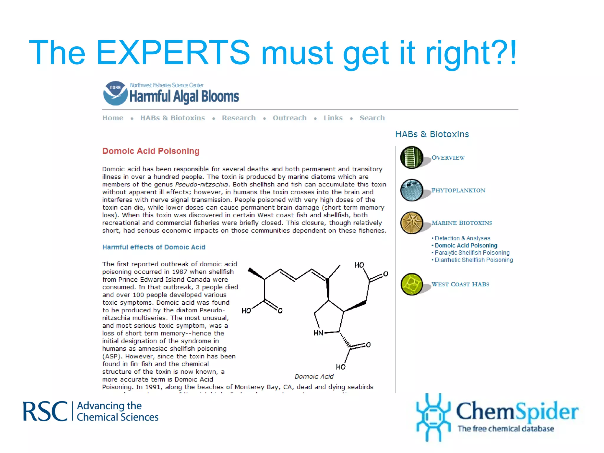 The EXPERTS must get it right?! 