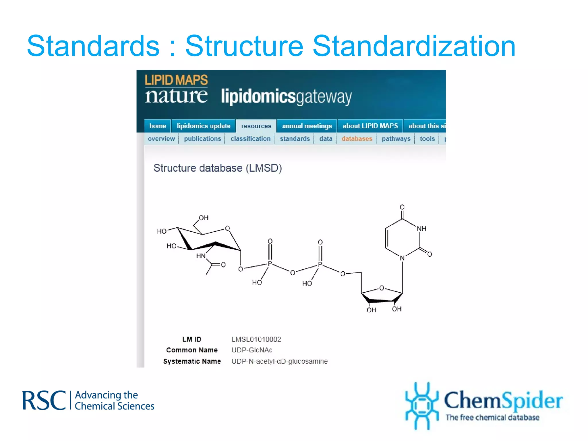 Standards : Structure Standardization 