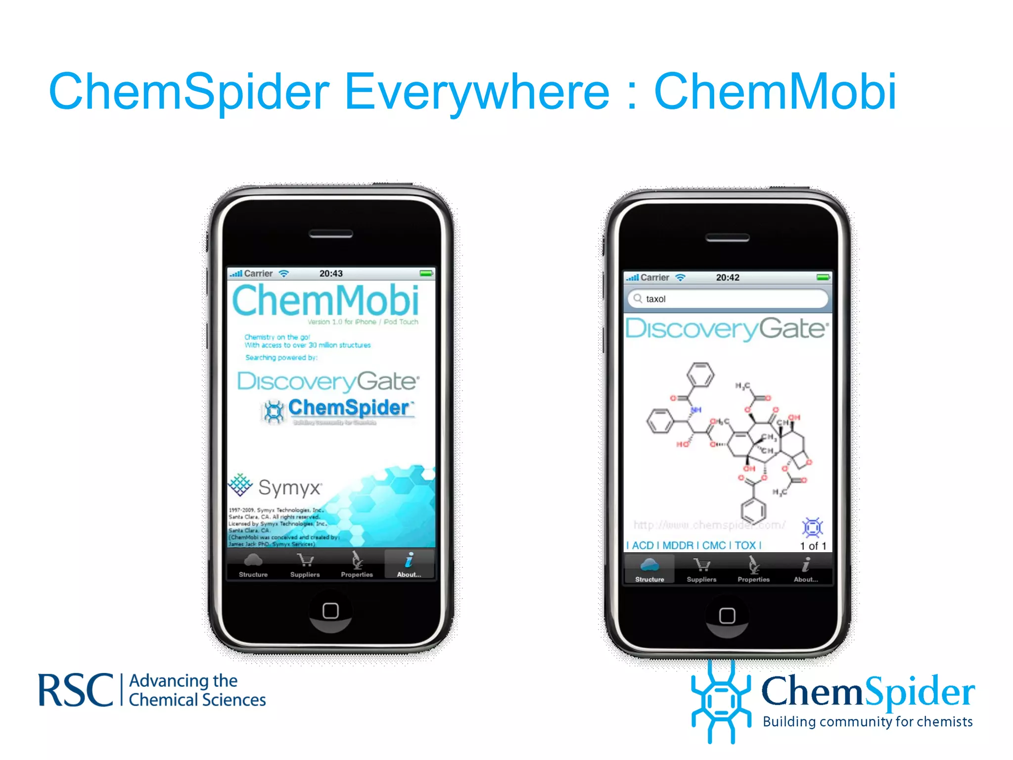 ChemSpider Everywhere : ChemMobi 