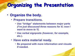 Improving oral presentation A Lecture By Mr Allah Dad Khan | PPTX