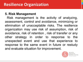 Improving organizational resilience | PPT