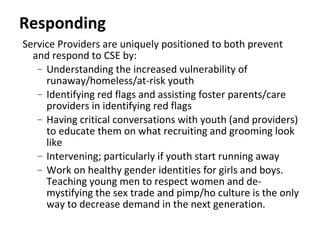 Improving Our Response to Commercially Sexually Exploited Youth