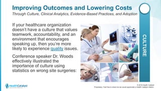 Improving Patient Safety and Quality Through Culture, Clinical ...