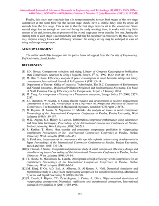 Compressor Supporting Journal Improving performance and development of two stage reciprocating ...