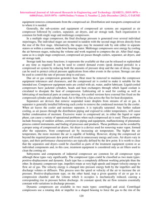 Compressor Supporting Journal Improving performance and development of two stage reciprocating ...