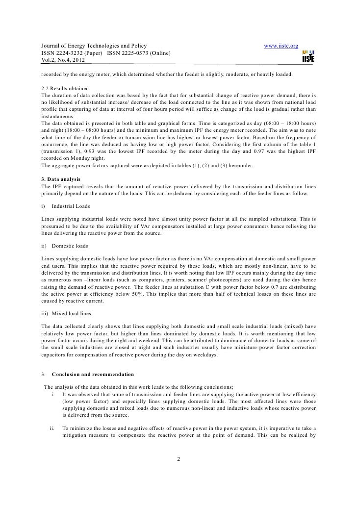 Improving power distribution efficiency on power lines